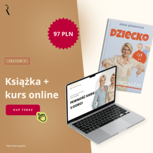 PAKIET: 10 kroków do wzmacniania pewności siebie u dzieci – kurs online – Kamila Rowińska, Anna Piaseczna + Książka: Dziecko z potencjałem – Anna Piaseczna